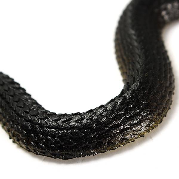 Halloween Tricky Props Simulation Black Rubber Snake