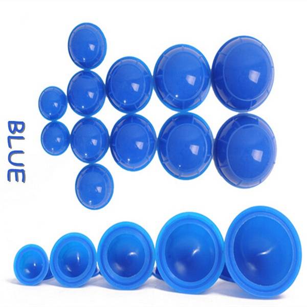 12pcs Mini Silicone Chinese Traditional Medical Cupping Cups