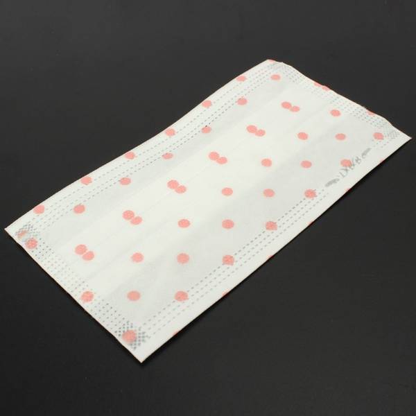 Disposable Ear Loop Non Woven Salon Mouth Flu Face Mask