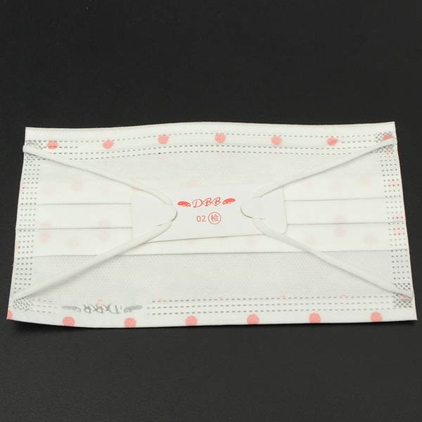 Disposable Ear Loop Non Woven Salon Mouth Flu Face Mask