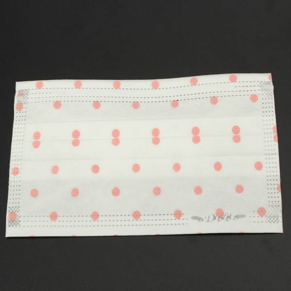 Disposable Ear Loop Non Woven Salon Mouth Flu Face Mask