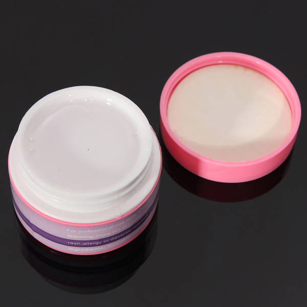 Pink White Clear Nail Art Acrylic UV Gel Glue Manicures Builder