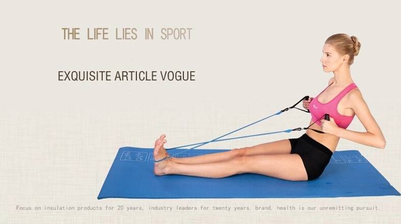 Resistance Exercise Band Elastic Stretch Gym Rope Yoga Pilates Fitness