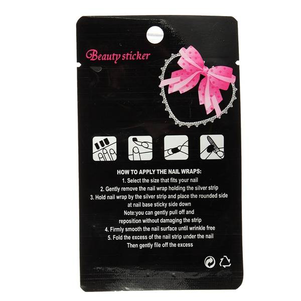 White Lace Flower Nail Art Decal 3D Stickers Transparent