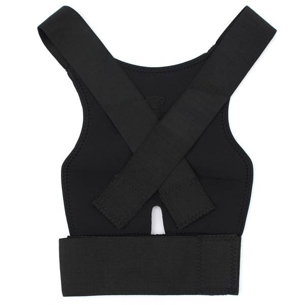 Back Support Belt Lumbar Shoulder Posture Spine Correction Straighten Brace