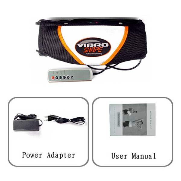 Vibro Vibration Heating Fat Burning Slimming Shape Belt Massager