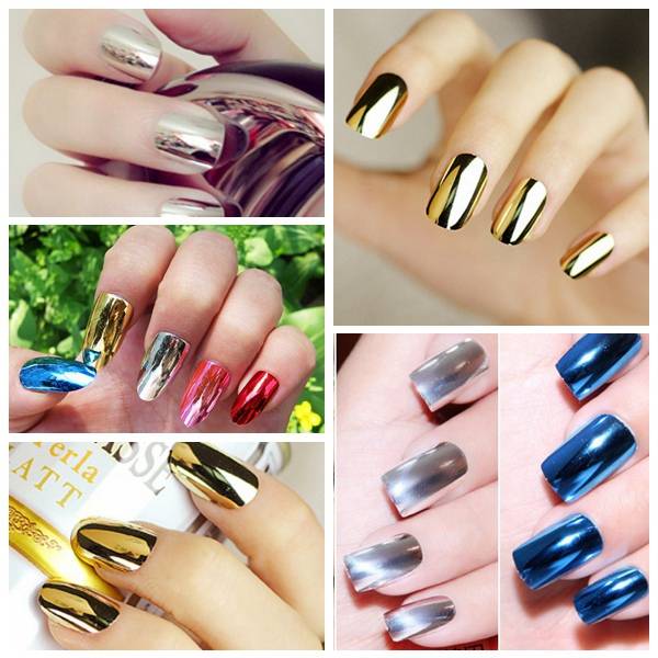 18 Colors 15ml Soak Off Metallic Metal Nail UV Gel Polish
