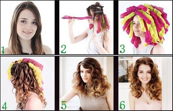 36Pcs 25cm Magic Hair Styling Spiral Curlers Rollers With 2 Hooks