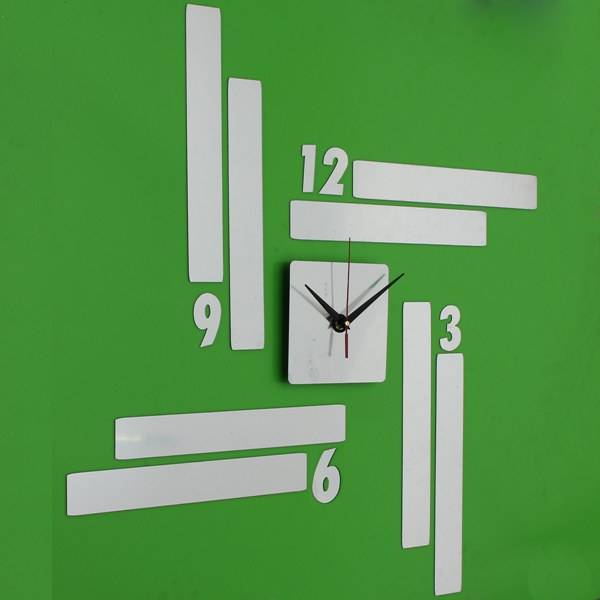 DIY Wall Clock,Digit Number Wall Clock,Mirror Wall Clock