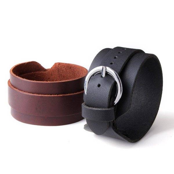 Men Punk Leather Bracelet