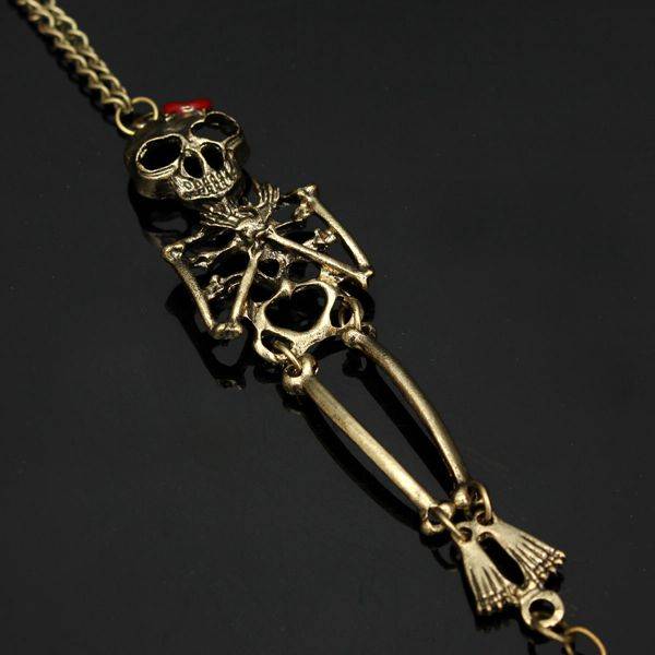 Bow Skull Alloy Bracelet
