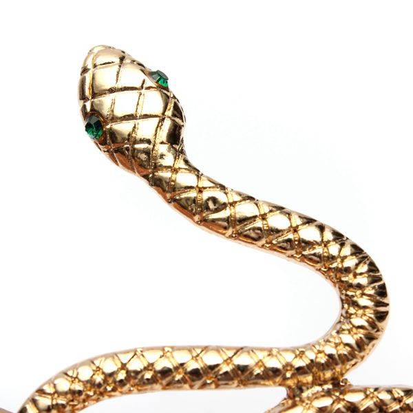Snake Crystal Eyes Palm Bangle