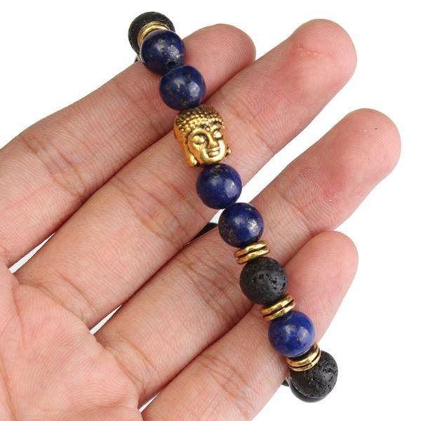 Lava Rock Beads Bracelet