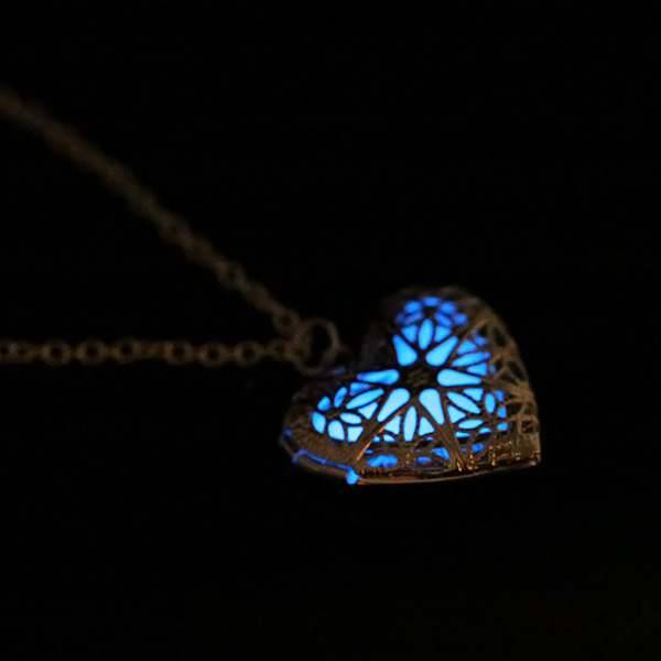Steampunk Luminous Locket Necklace