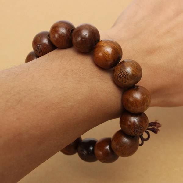 Sandalwood Buddhist Prayer Bracelet