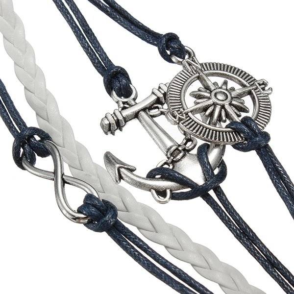 Anchor Rudder Multilayer Bracelet