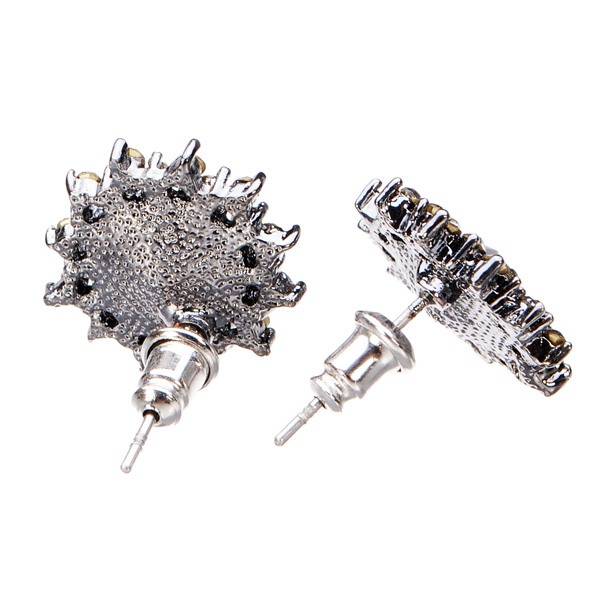 Blue Crystal Star Earrings