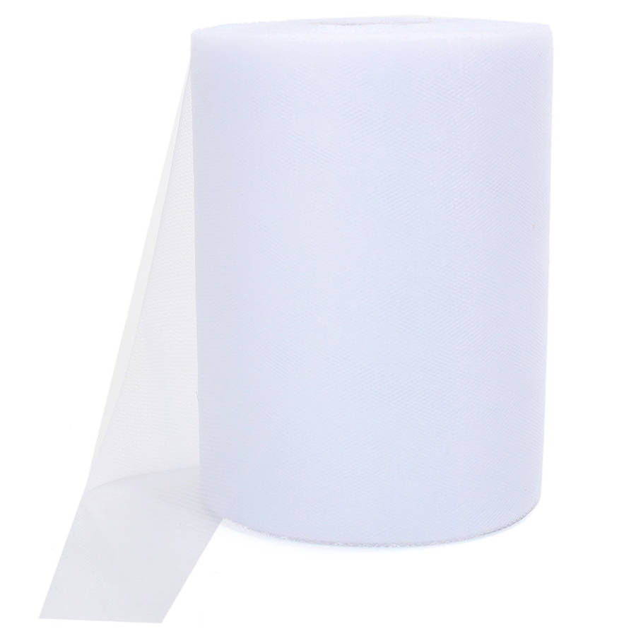100 Yard 6 Inch Wedding Party Tulle Roll Tutu Trim Decoration