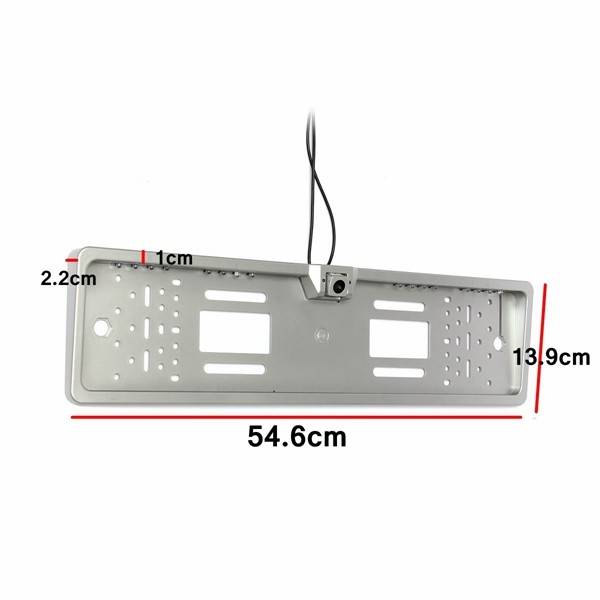 Car 16 LED Number Plate Frame Light Rear View Camera Backup Parking Reversing