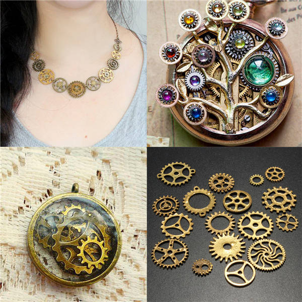 Steampunk Cyberpunk Cogs Gears Parts