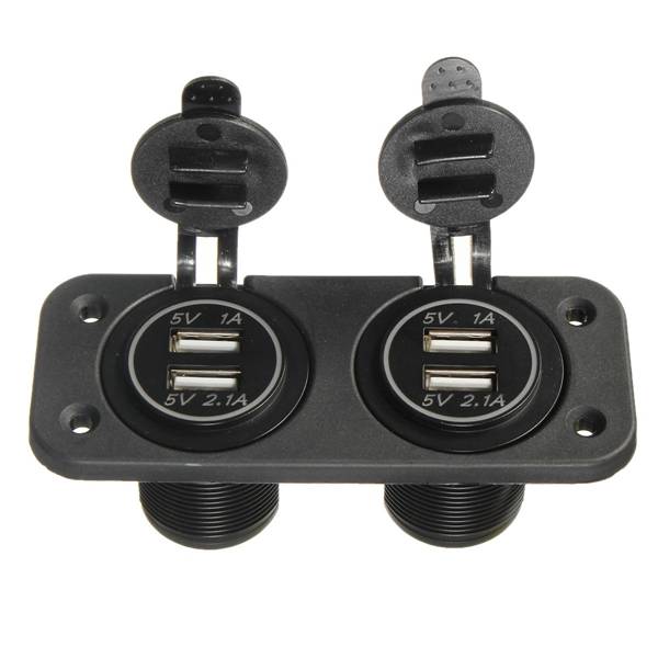 Car Vehicle Charger 4 USB Port Power Sockets Waterproof 5V 1A 2.1A