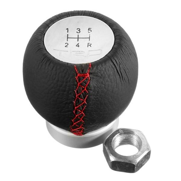 5 Speed 6 Speed TRD Gear Shift Knob Lever Vehicle Soft Leather for Toyota