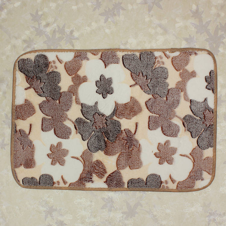 absorbent coral velvet carpet
