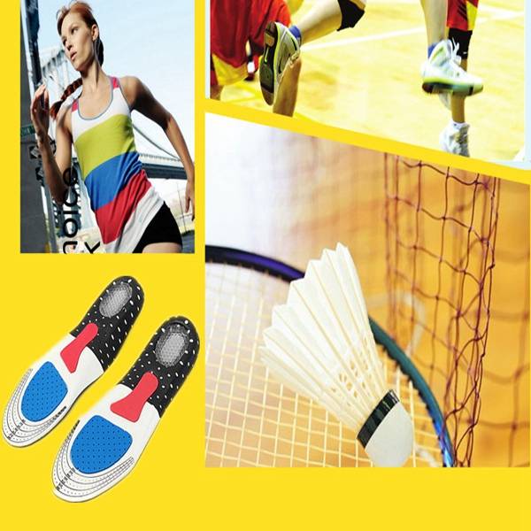 1 Pair Free Size Unisex Gel Orthotic Sport Shoe Pad Arch Support  Insoles Insert Cushion