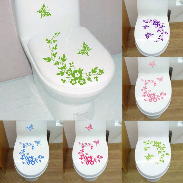  toilet seat cover sticker