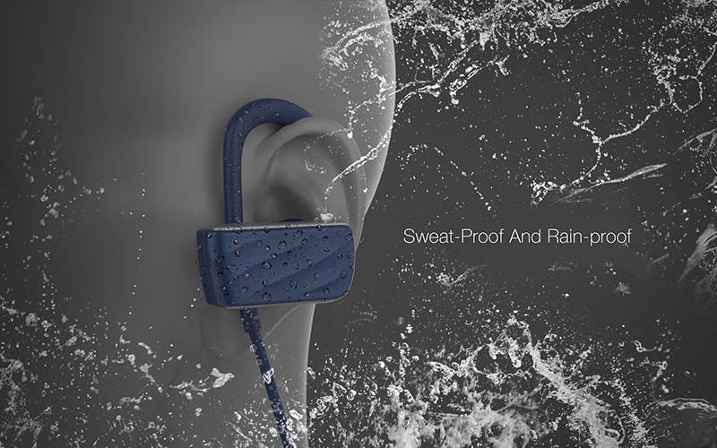 Roman S560 Sport Anti-sweat Stereo Wireless Bluetooth V4.1 Headphone Earphone With Mic