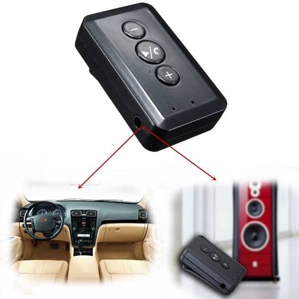 Car Bluetooth Wireless Music Receiver AUX Audio Speaker Adapter Handsfree 3.5 mm