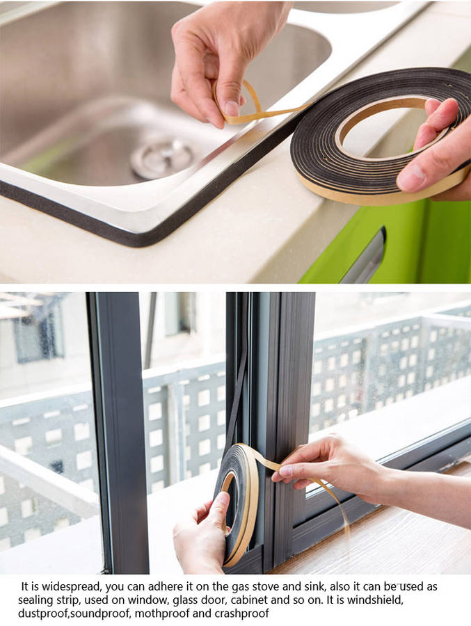 Gas Stove Cooker Slit Antifouling Strip Sealing Tape Sealing Strip Kitchen Tool