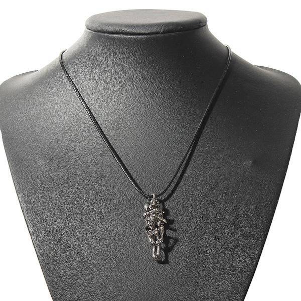 Infinity Love Skull Hug Necklace