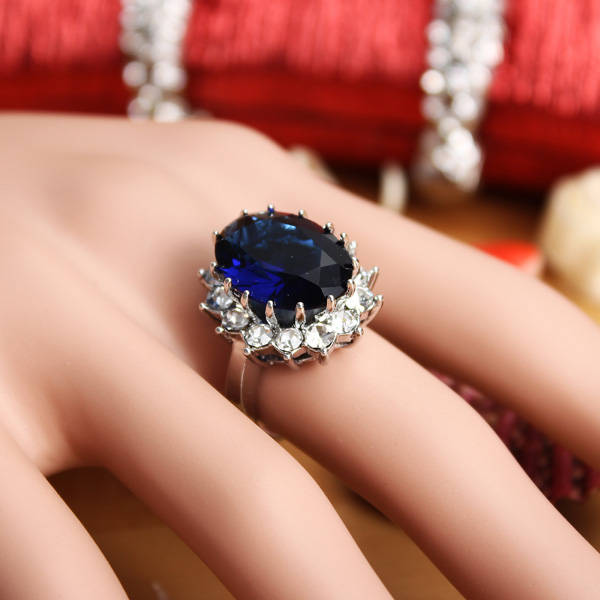 Crystal Wedding Ring