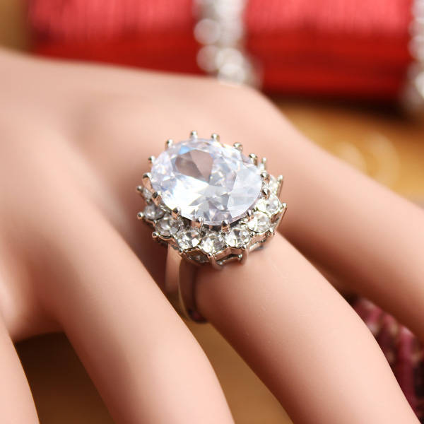 Crystal Wedding Ring