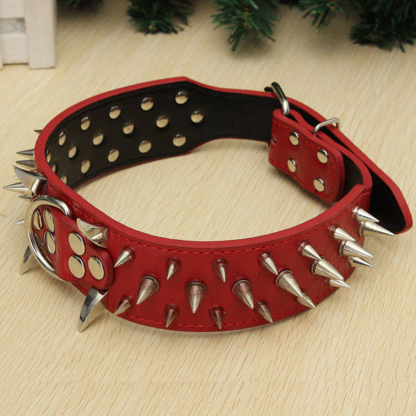 Pet Bulldog Spiked Collar