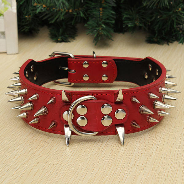 Pet Bulldog Spiked Collar
