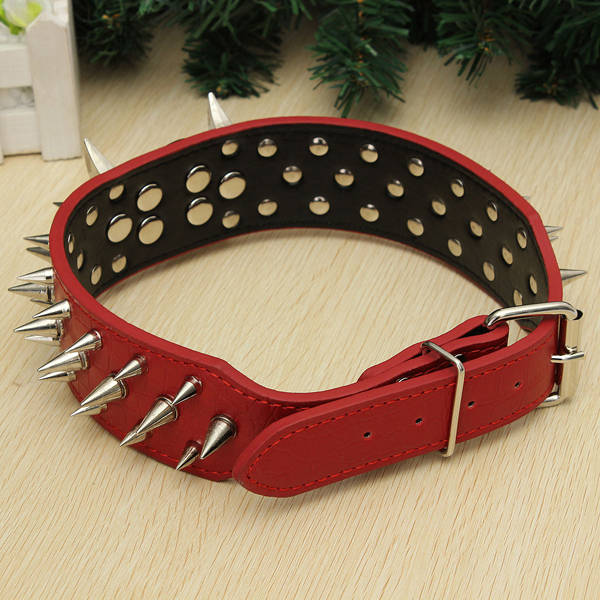Pet Bulldog Spiked Collar