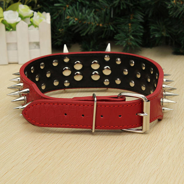 Pet Bulldog Spiked Collar