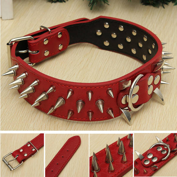 Pet Bulldog Spiked Collar