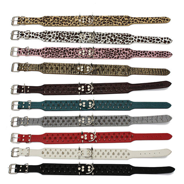 Pet Bulldog Spiked Collar
