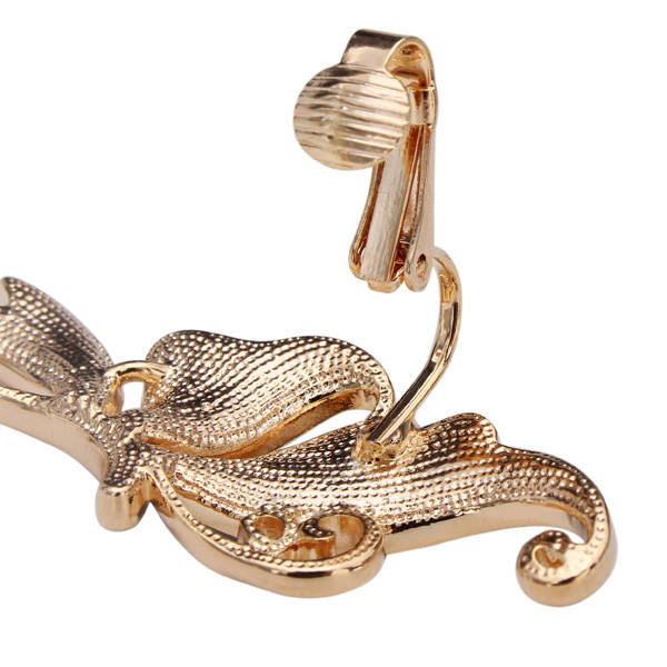 Crystal Butterfly Ear Cuff