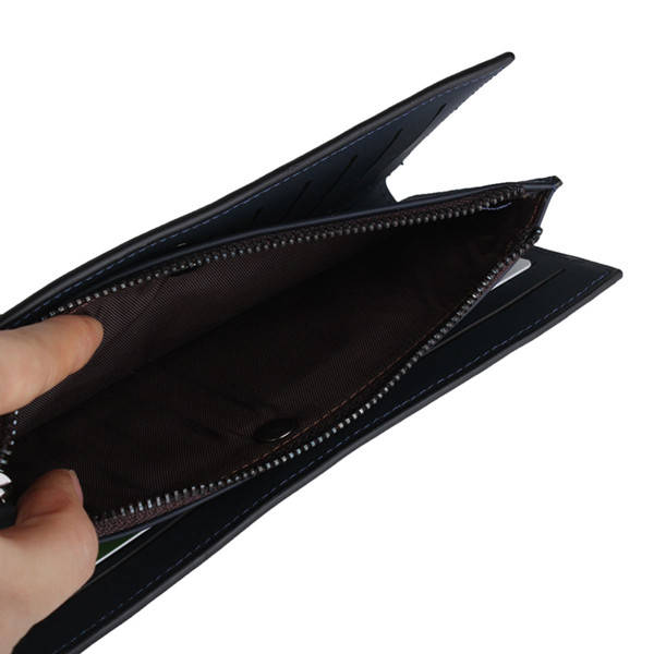 Business Men Bifold Long Clutch Wallet Purse Money Pockets Card Holder