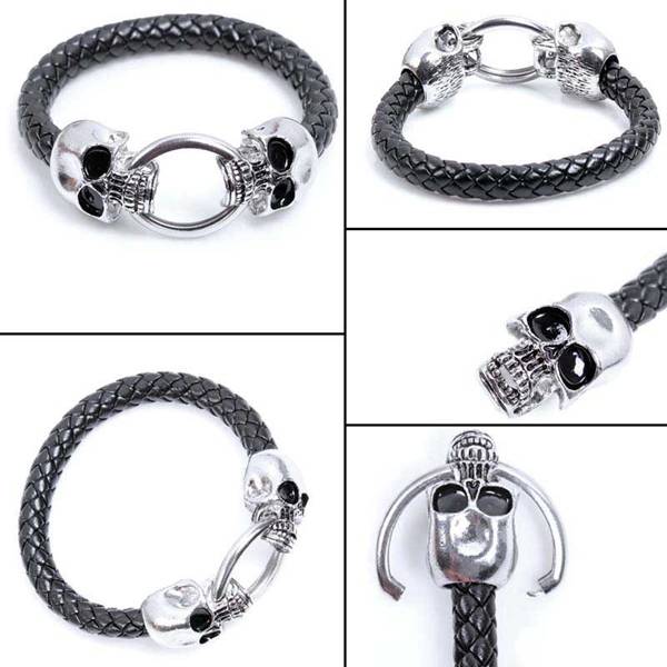 Skeleton Stainless Steel Men Bracelet
