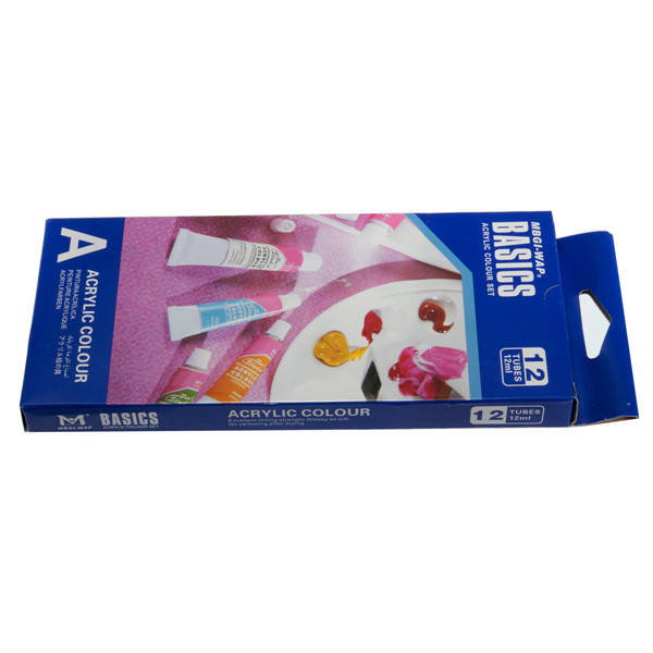 12 Color 6ml paint brush
