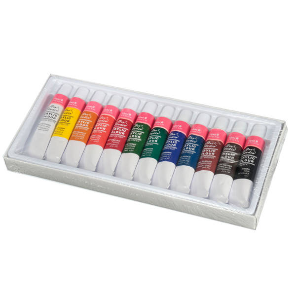 12 Color 6ml paint brush