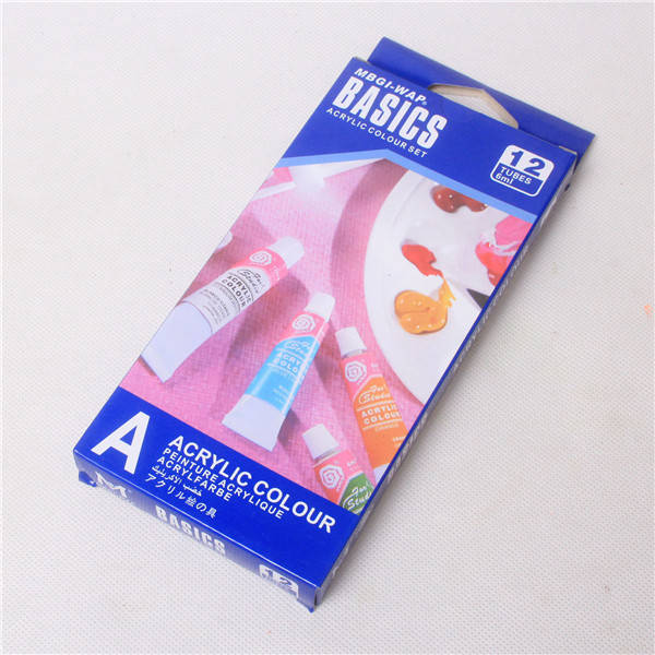 12 Color 6ml paint brush