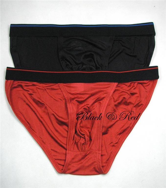2 NWT SEXY MENS SILK KNIT STRING BIKINI BRIEF MEN Sz M