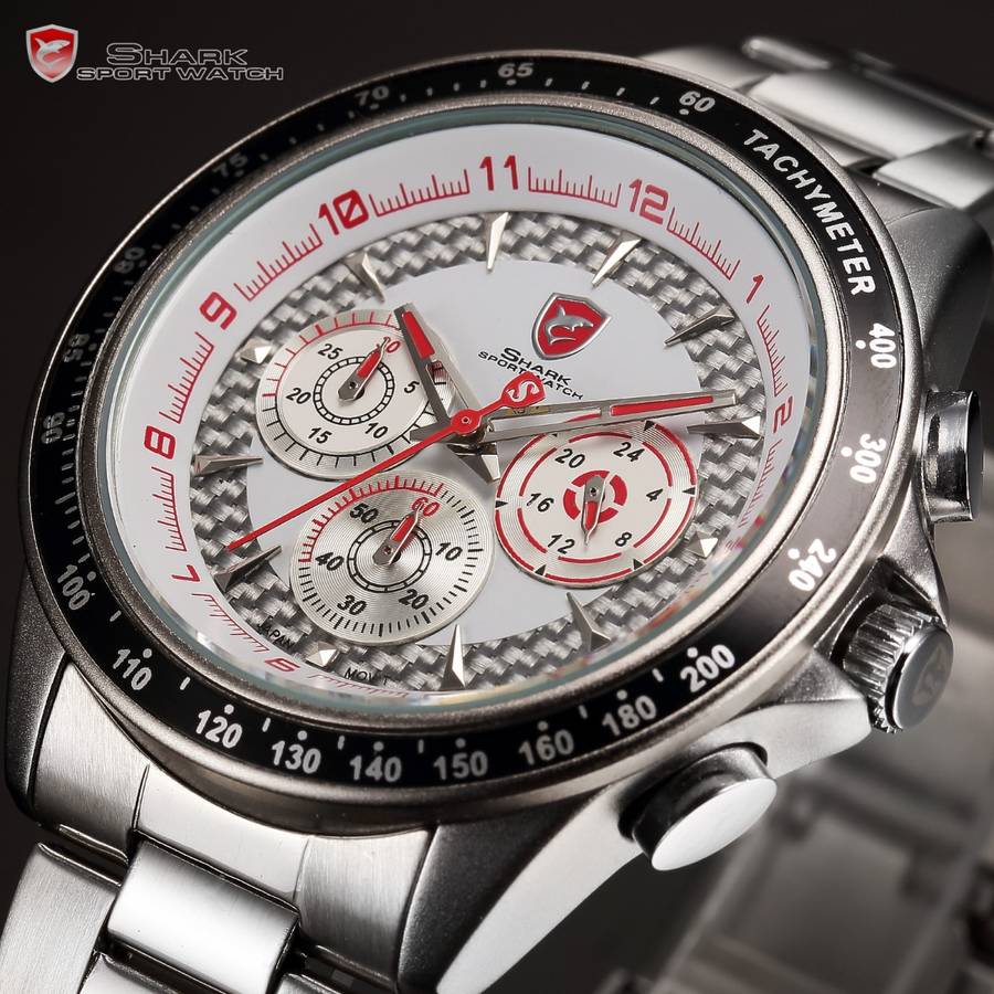 Brand new! SHARK Carbon GT Racing Chrono Watch W/ BOX, PAPERS, LOADED!!