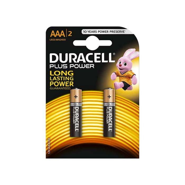 Duracell Plus AAA Batteries - 2 Pack